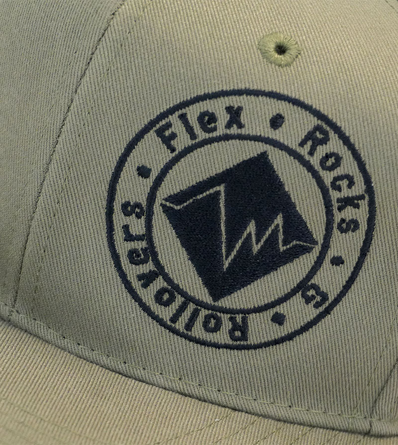 My Favorite Flat Bill Snapback - Army Green / Black image 2