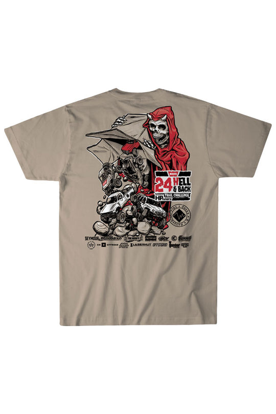 24 Hell & Back - Official T-Shirt 2025 (Tan)