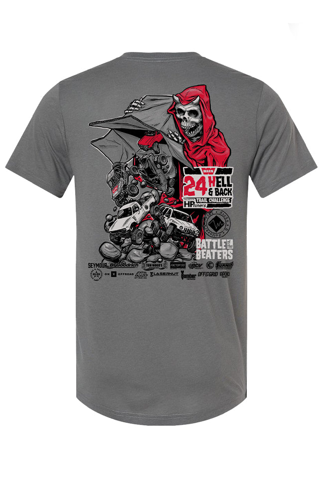 24 Hell & Back - Official T-Shirt 2025 (Charcoal)