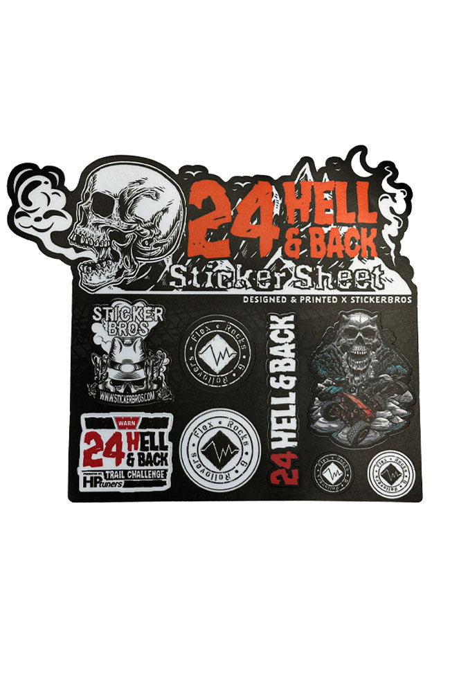 Flex, Rocks & Rollovers + 24 Hell & Back - R/C Sticker Set image 0