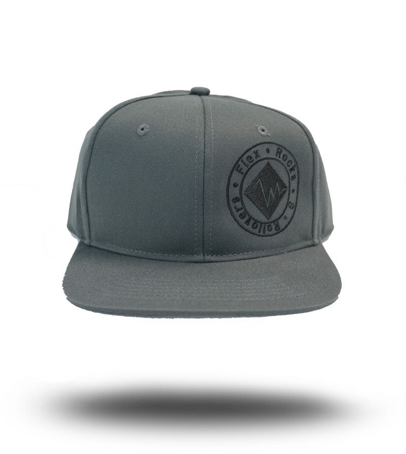 My Favorite Flat Bill Snapback - Grey / Black image 3