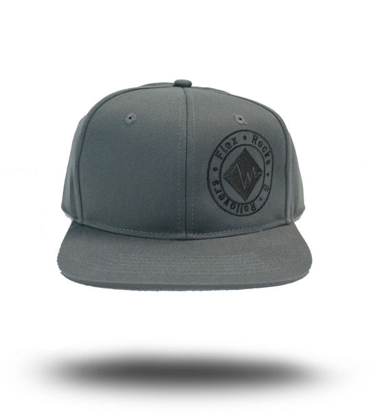 My Favorite Flat Bill Snapback - Grey / Black image 3