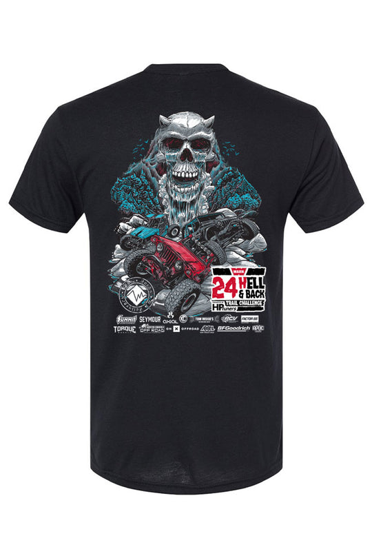 24 Hell & Back - Official T-Shirt 2024 (Black) image 0