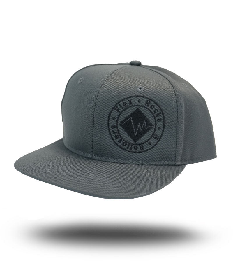 My Favorite Flat Bill Snapback - Grey / Black image 5