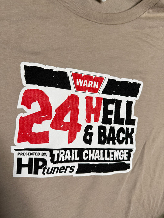 24 Hell & Back - Official T-Shirt 2025 (Tan)