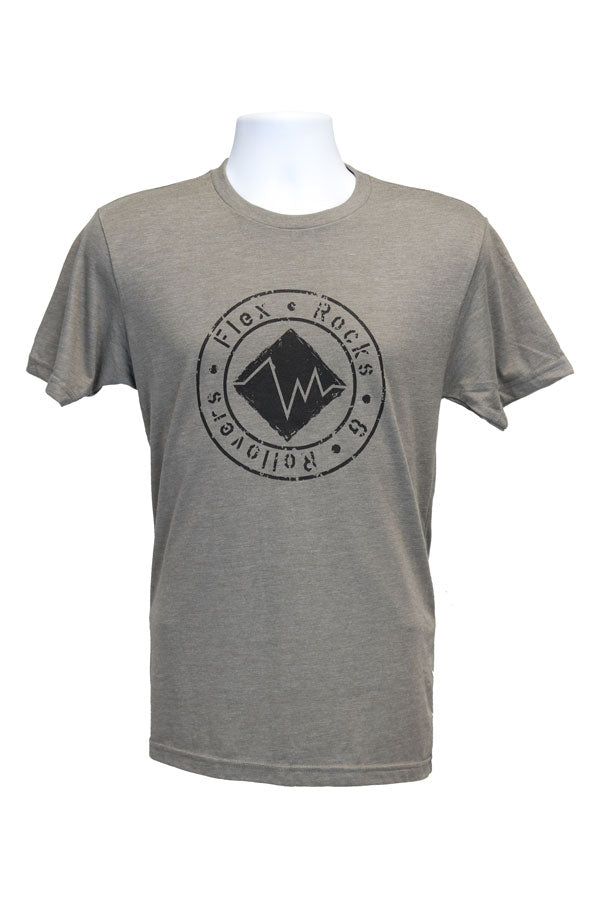 Flex, Rocks & Rollovers - Logo Shirt - Dirty Grey/Black - 3XL image