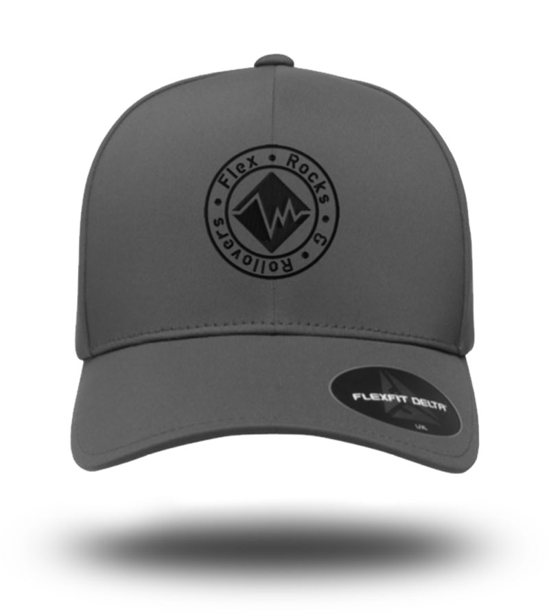 Rocks and My Flex, Hat Charcoal – Rollovers Wheeling – Favorite
