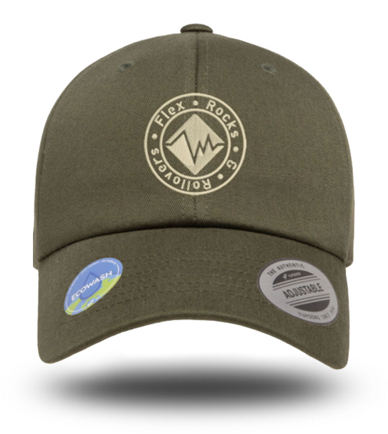 My Army Favorite Flex, – – Casual Hat and Green Rollovers Rocks